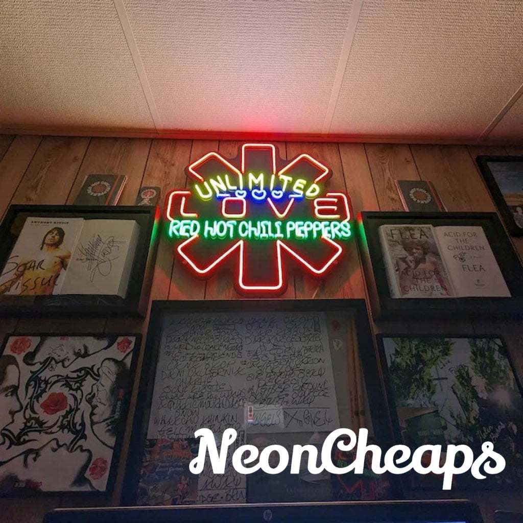 Red Hot Chili Peppers Neon sign | Neon Signs | Music neon sign
