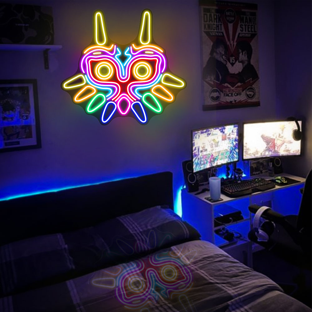 Majora's Mask Zelda Neon Sign