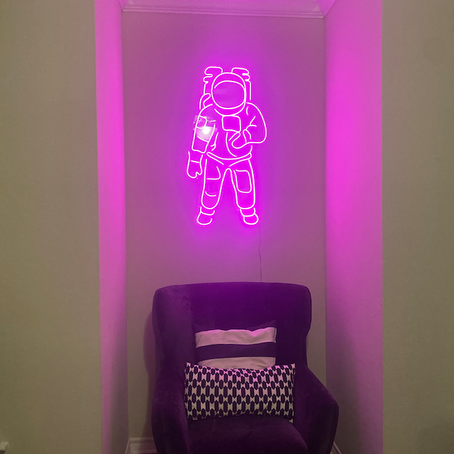 Astronaut Neon Sign