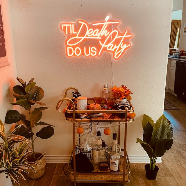 Til Death Do Us Party Neon Sign