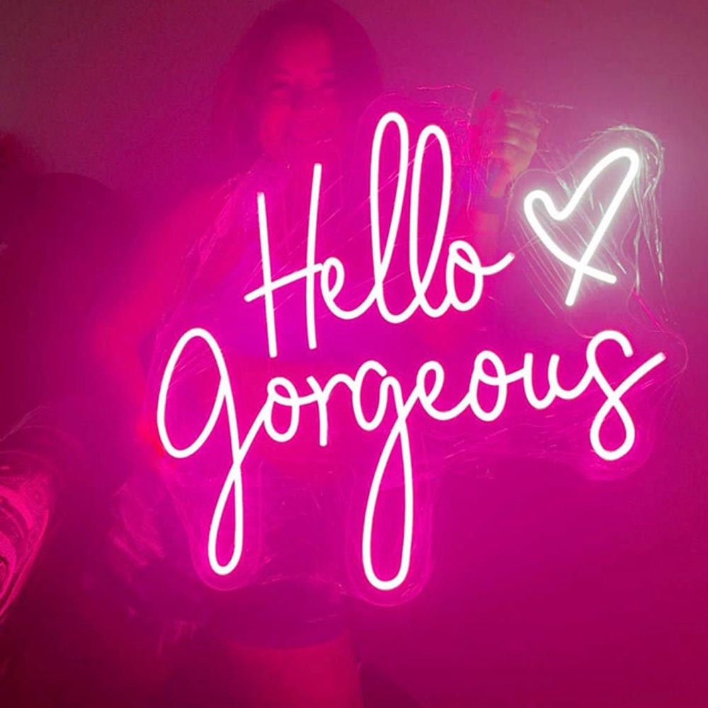 Hello Gorgeous Neon Signs