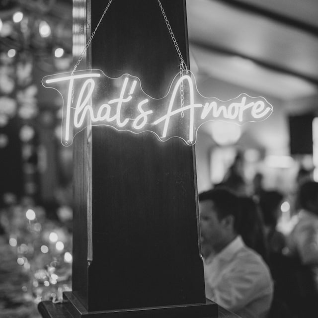 That's Amore Wedding Neon Signs