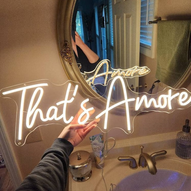 That's Amore Wedding Neon Signs