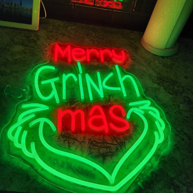 Merry Grinch mas  Neon Sign