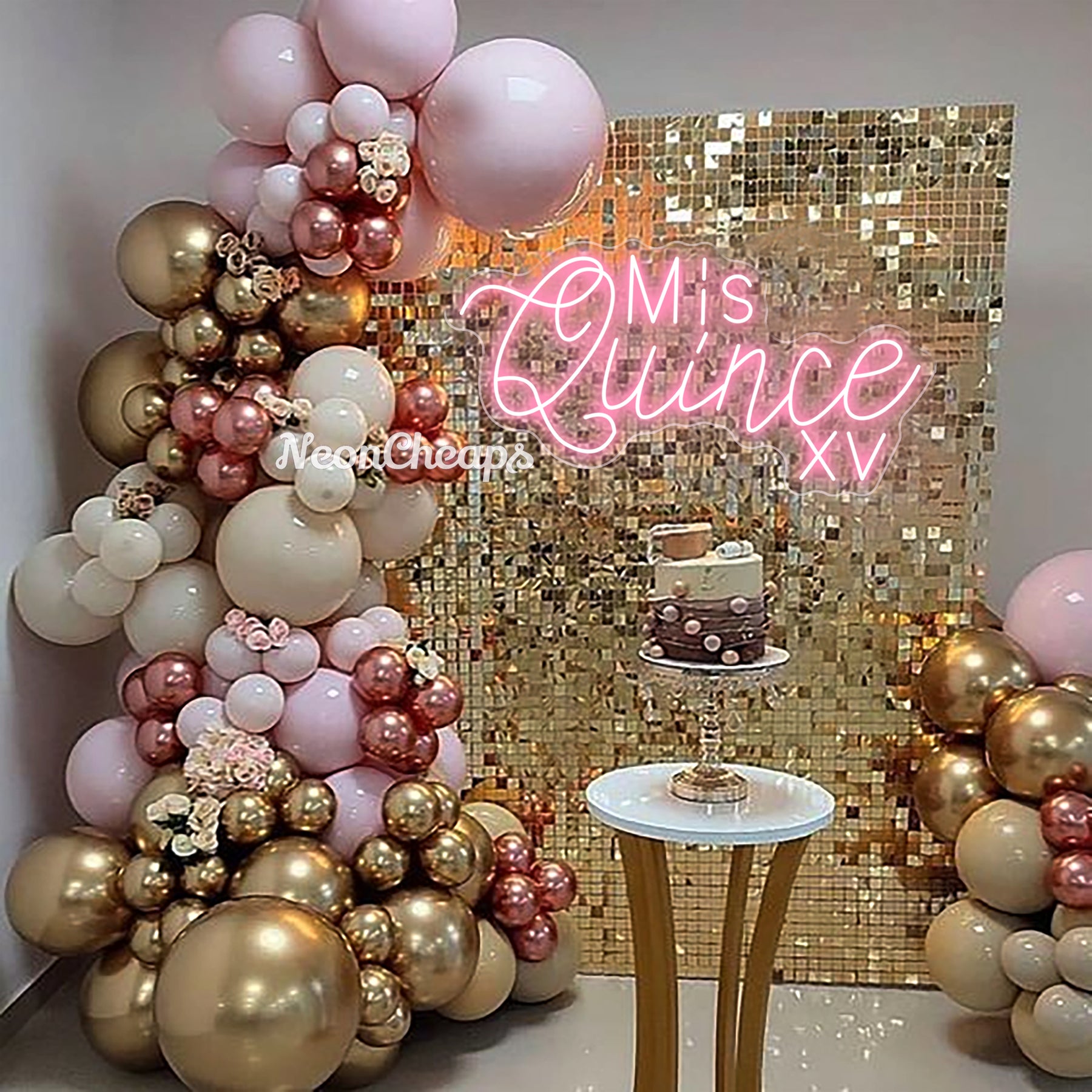 Mis Quince XV Neon Sign