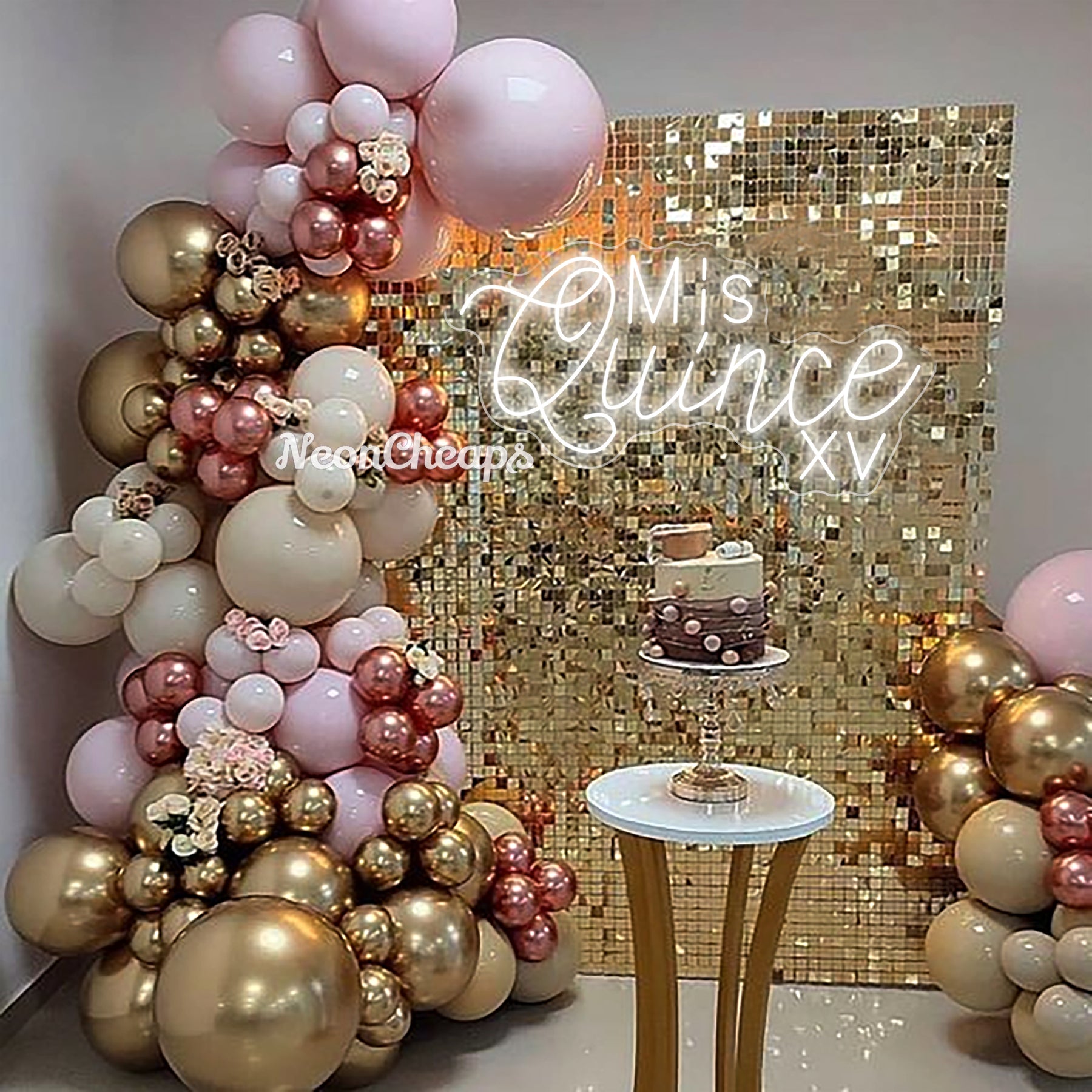 Mis Quince XV Neon Sign