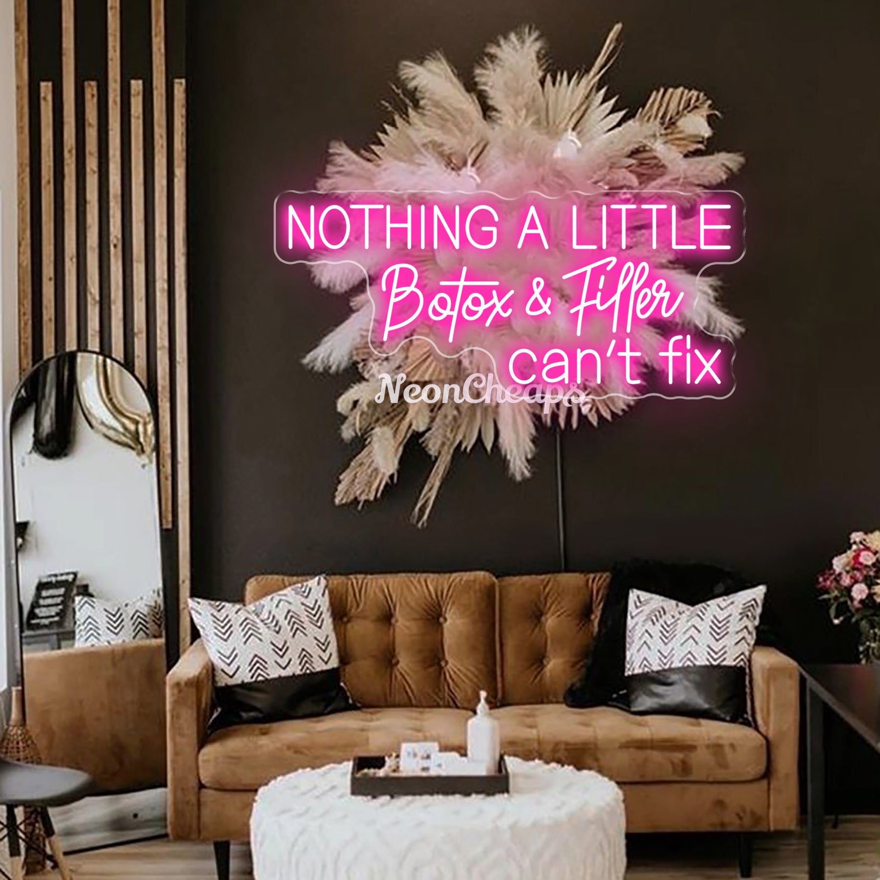 Nothing a little Botox Filler Can't fix Neon Sign