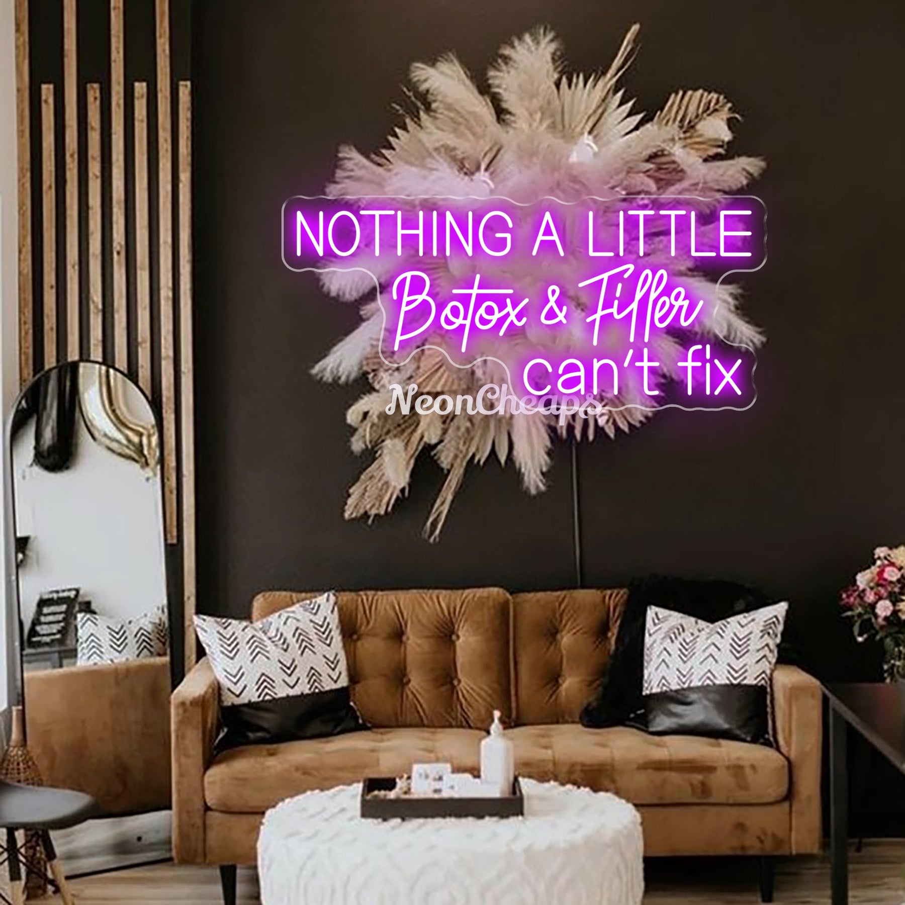 Nothing a little Botox Filler Can't fix Neon Sign