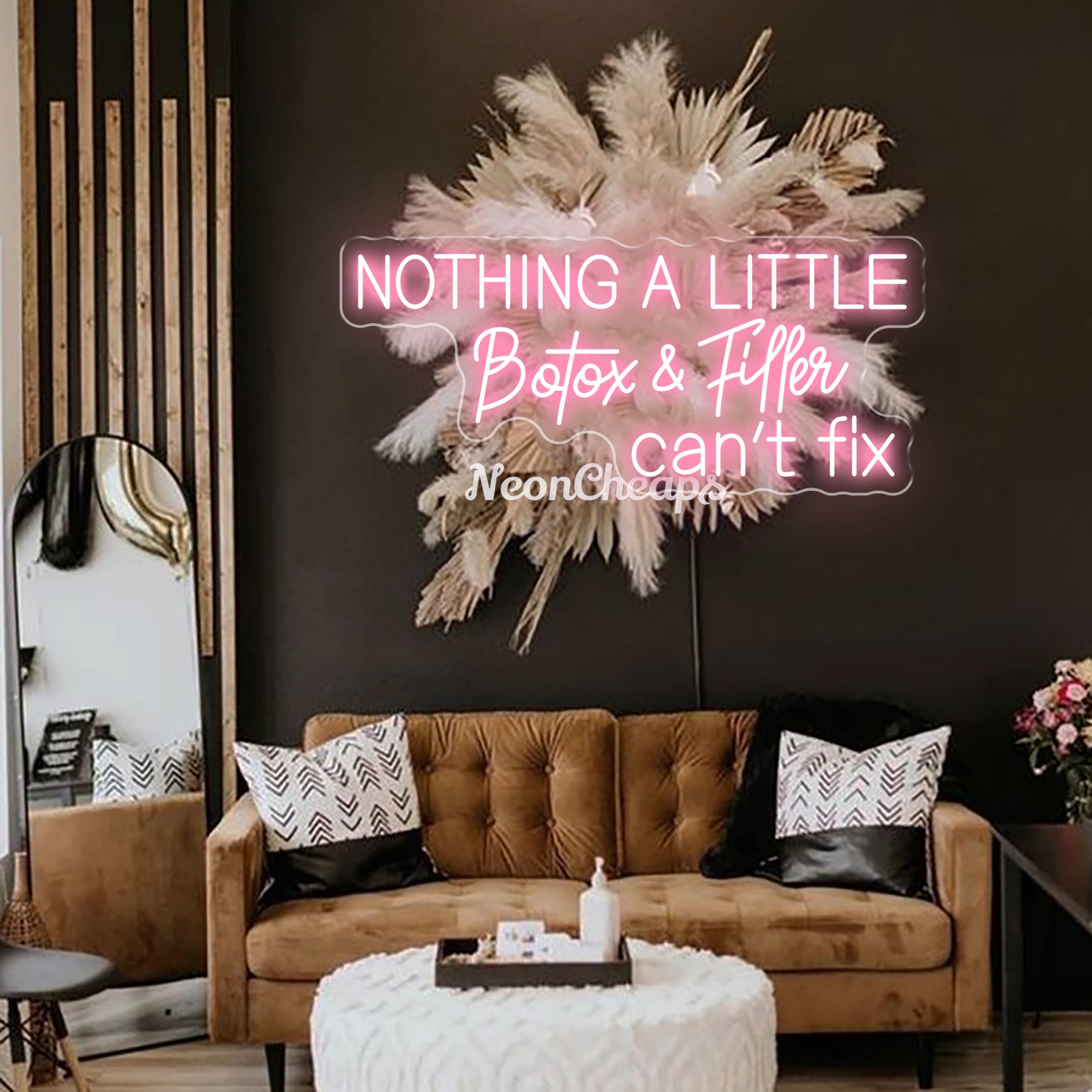 Nothing a little Botox Filler Can't fix Neon Sign