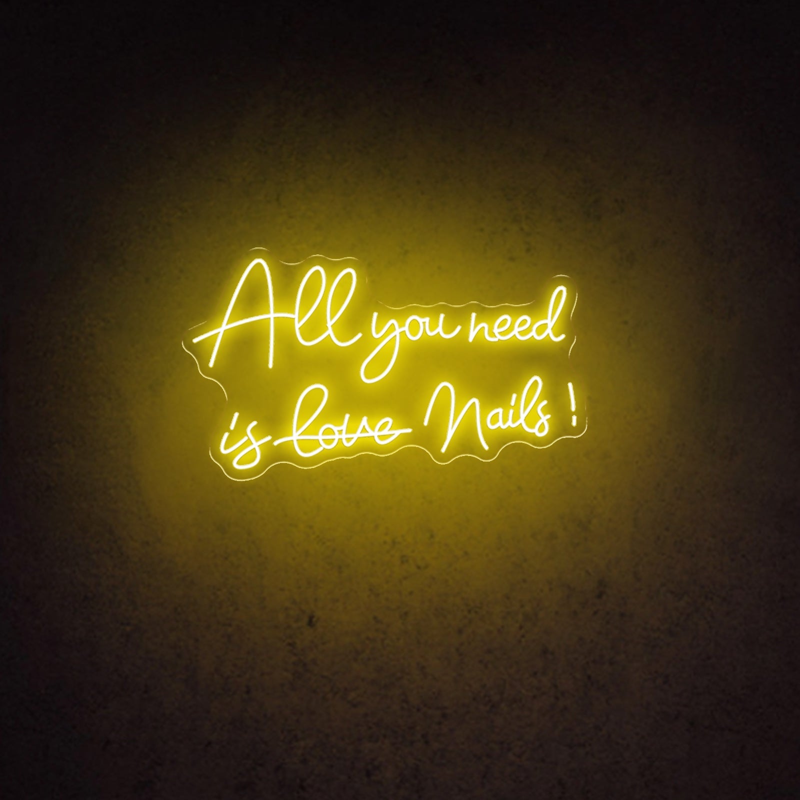 All you need is nails! neon sign