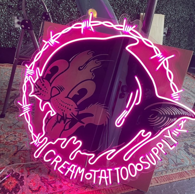 Custom picture upload image neon sign