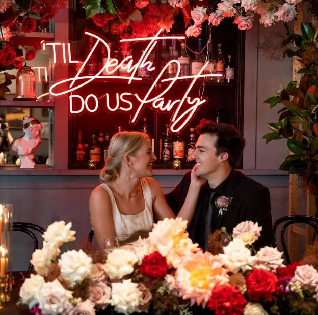 Til Death Do Us Party Neon Sign