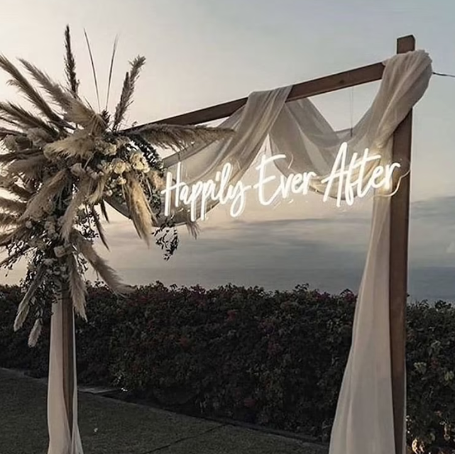 Happily Ever After neon sign