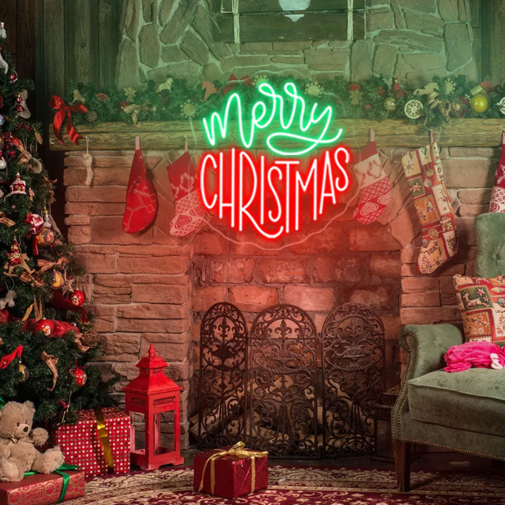 Merry Christmas Neon Sign