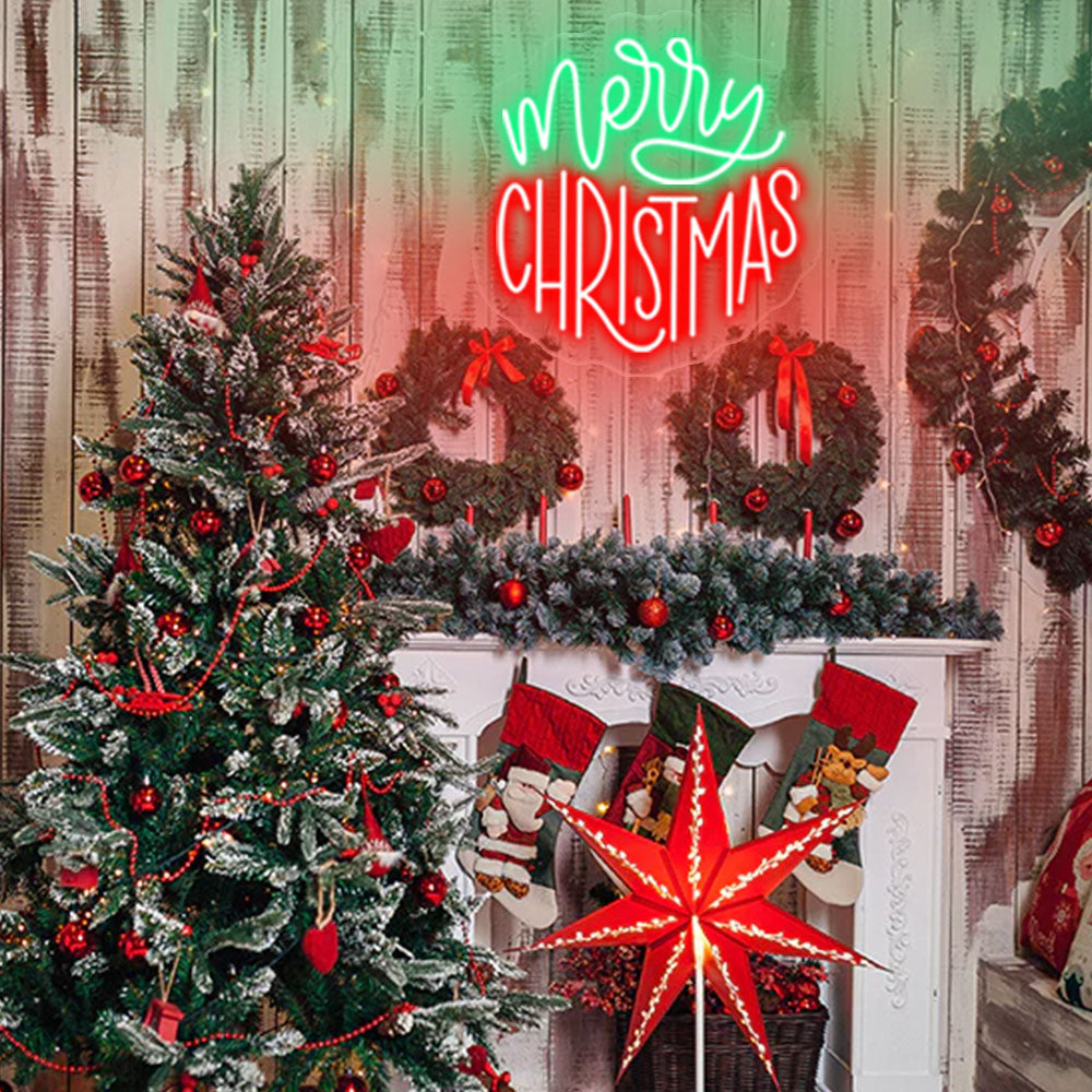 Merry Christmas Neon Sign
