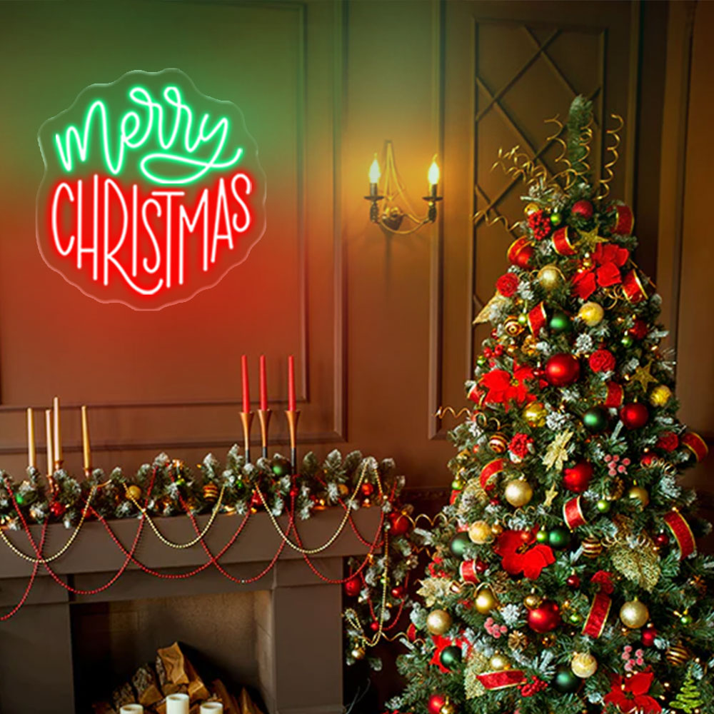 Merry Christmas Neon Sign
