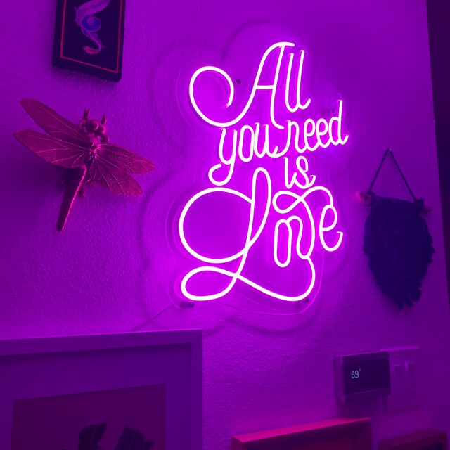 All You Need Is Love Neon Sign