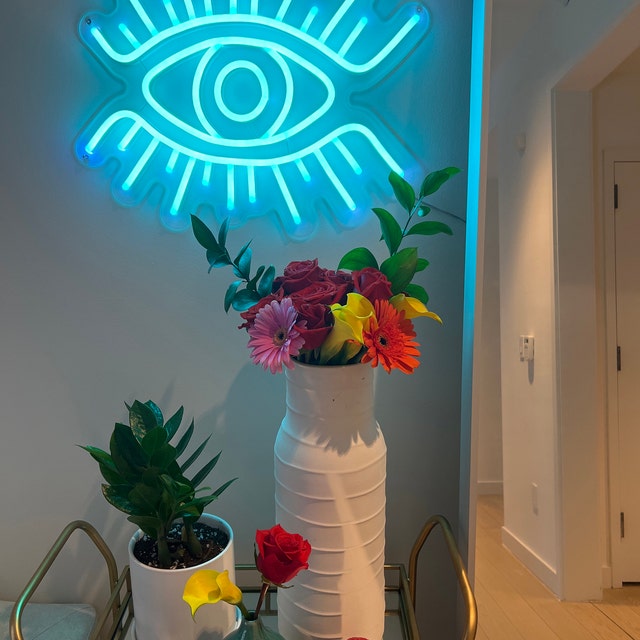 EYE Neon Sign salon decor