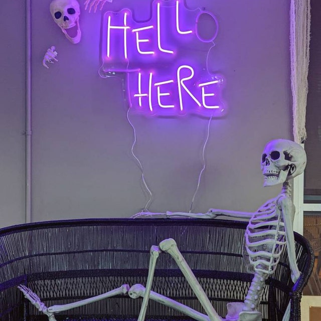 Hello There Neon Sign