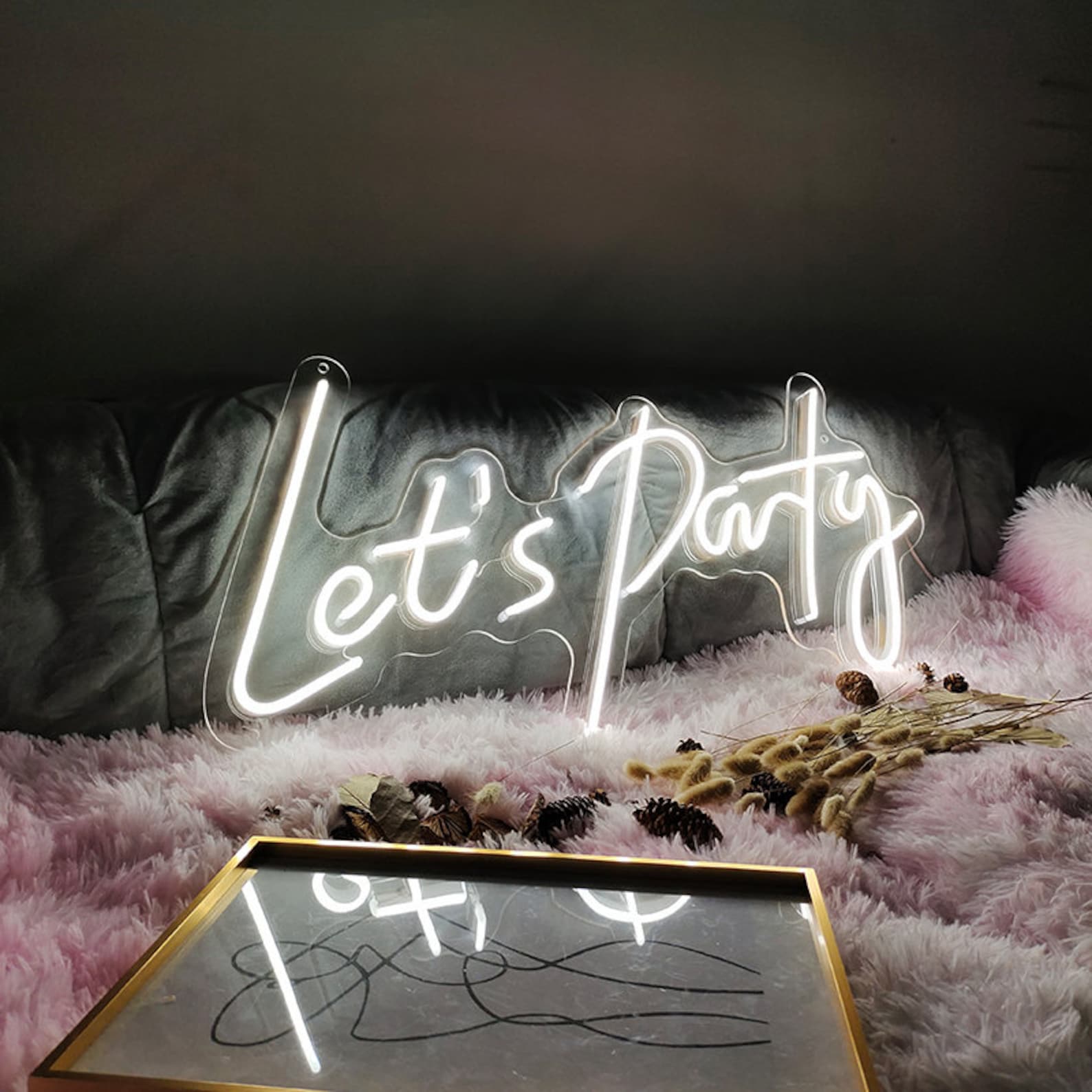 Let's Party Neon Sign