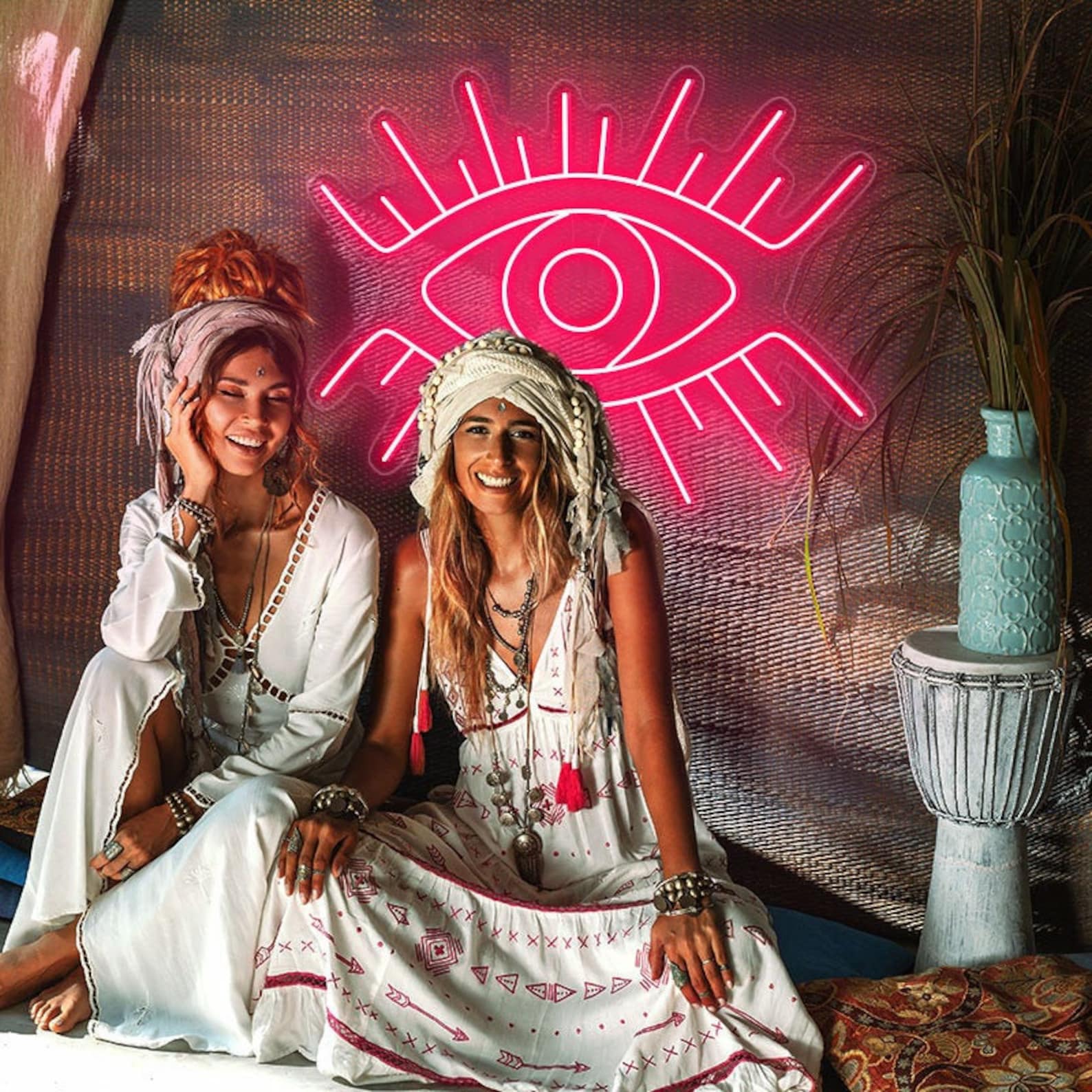 EYE Neon Sign salon decor