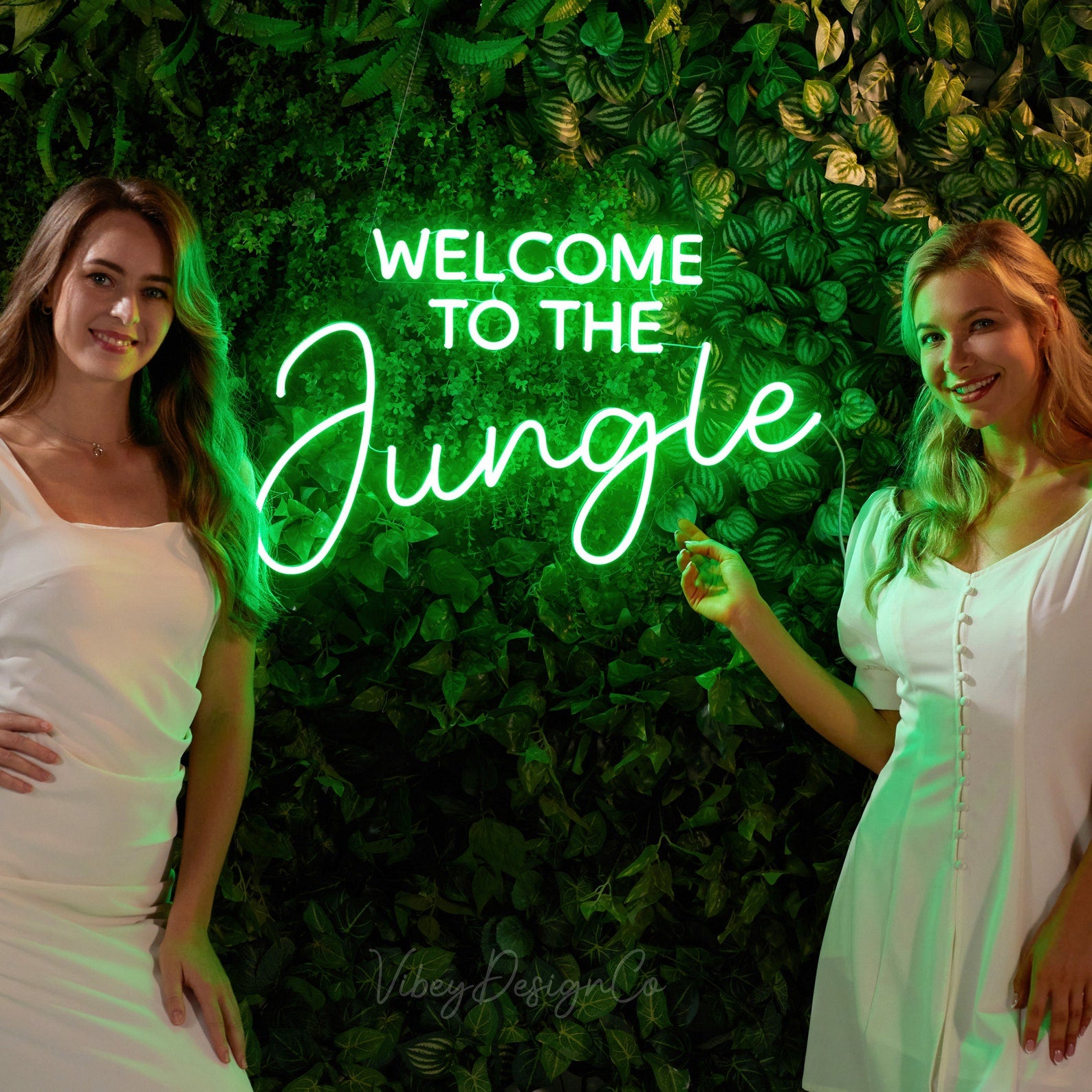 Welcome To The Jungle Neon Sign