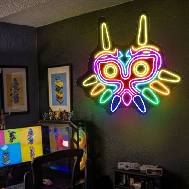 Majora's Mask Zelda Neon Sign