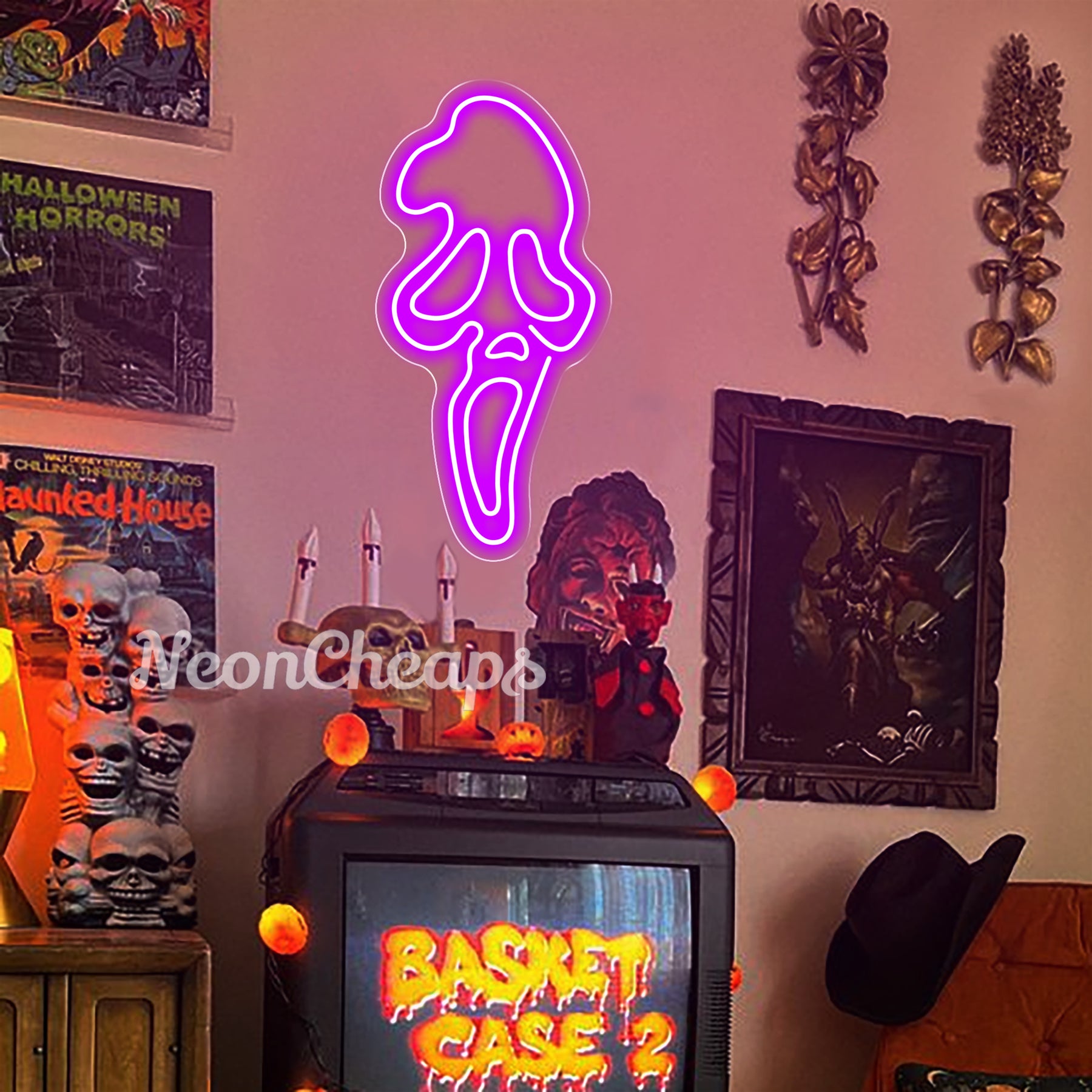 Ghostface Neon Sign