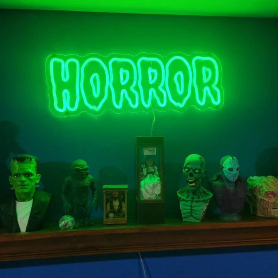 HORROR Neon Sign