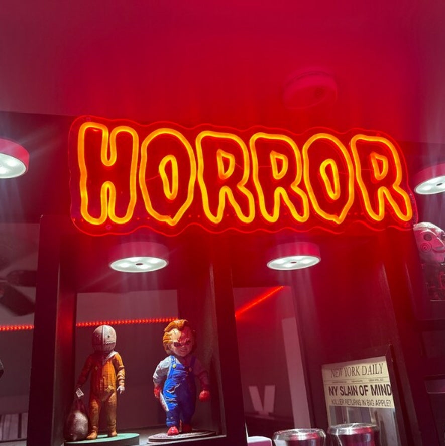 HORROR Neon Sign