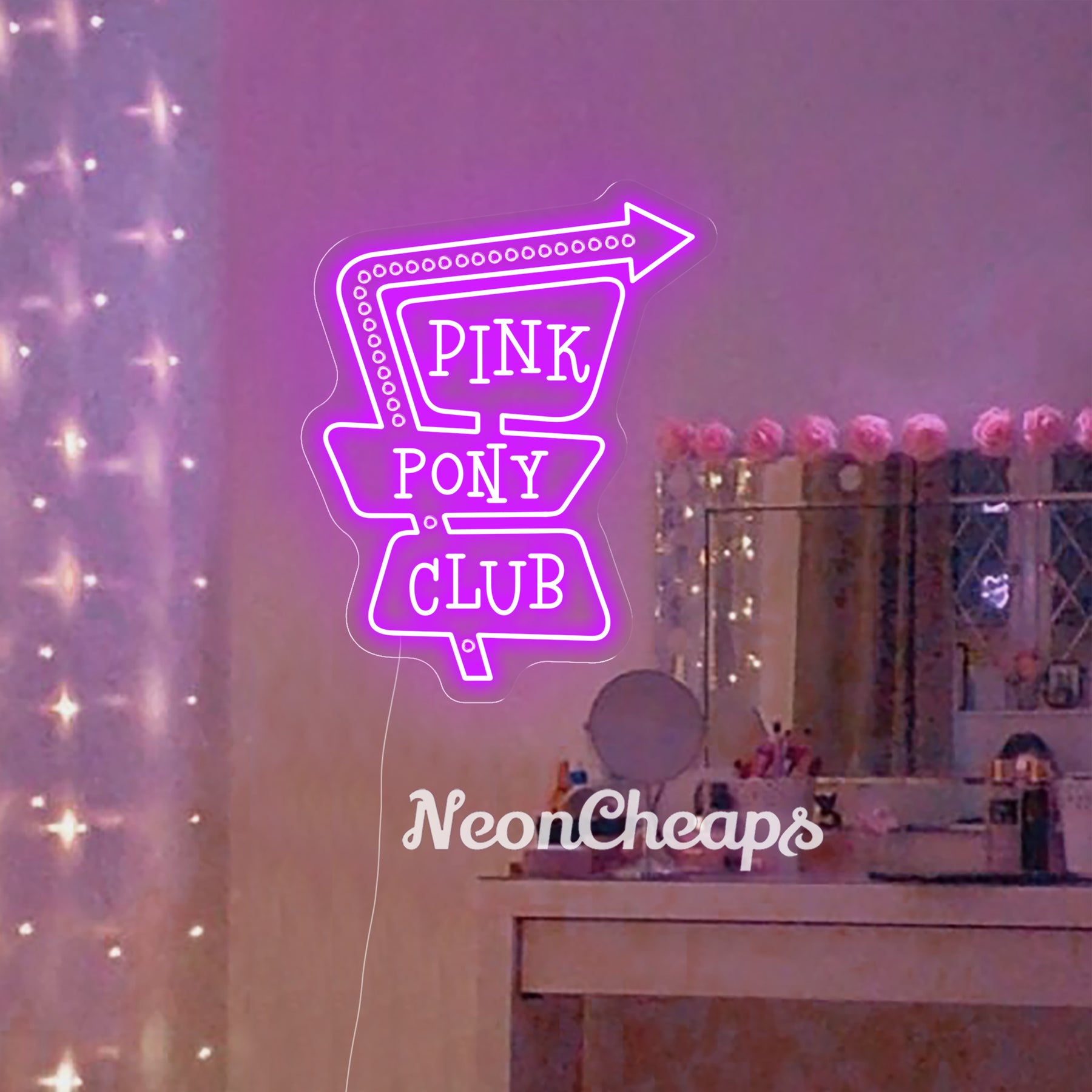 Pink Pony Club Neon Sign