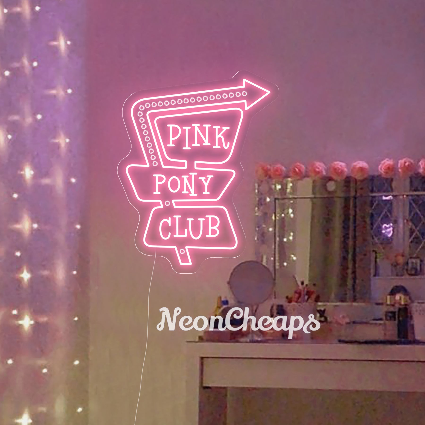 Pink Pony Club Neon Sign