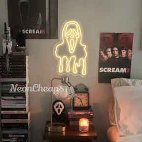 Ghostface robe Neon Sign