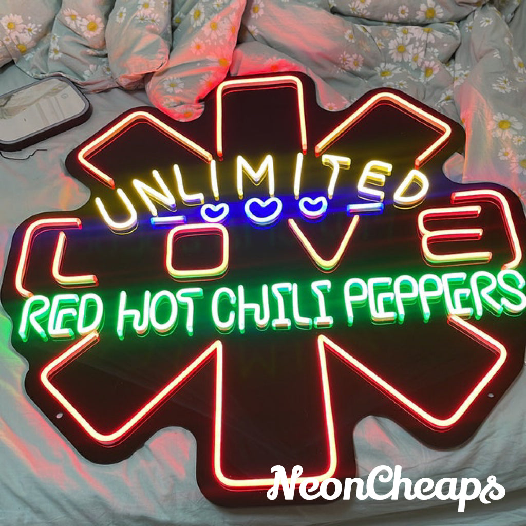 Red Hot Chili Peppers Neon sign | Neon Signs | Music neon sign