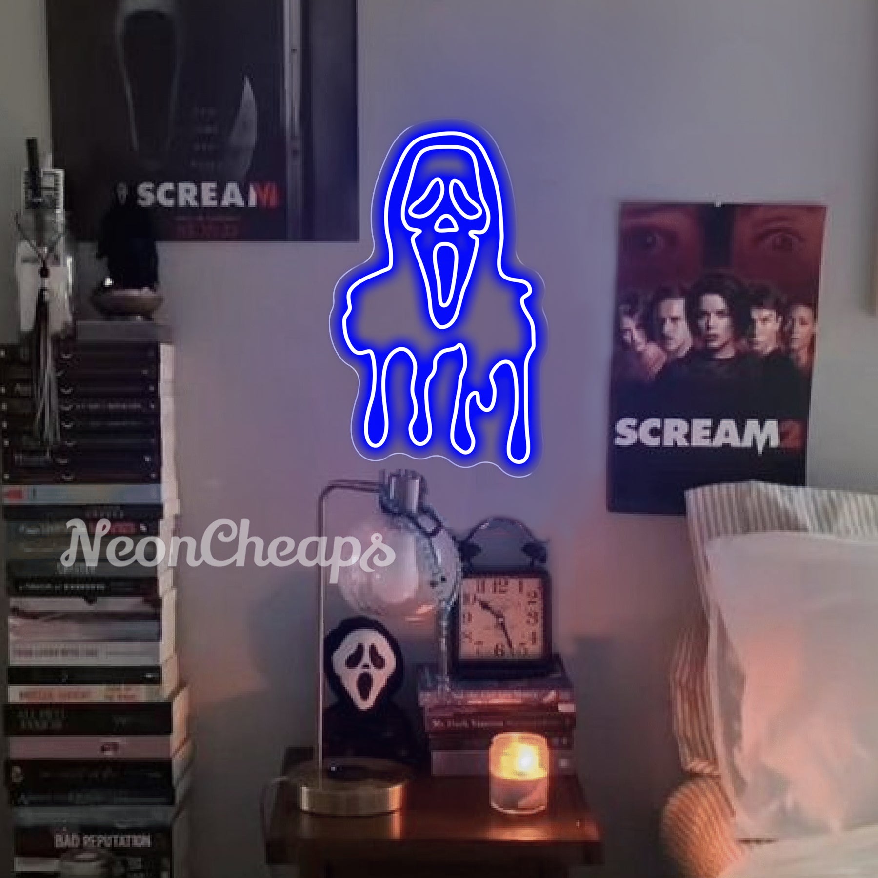 Ghostface robe Neon Sign