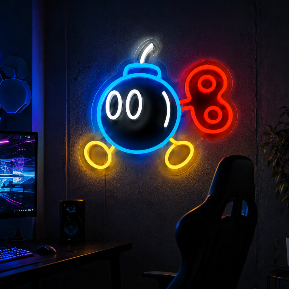 Bob-omb LED Neon Light Sign