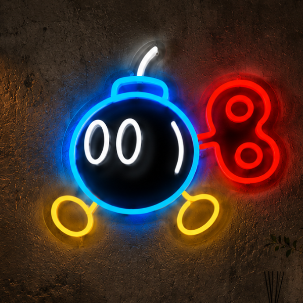 Bob-omb LED Neon Light Sign