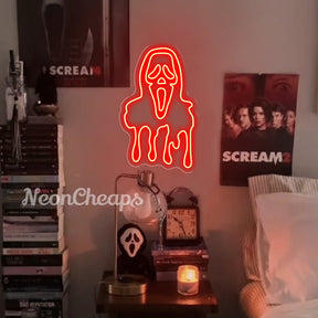 Ghostface robe Neon Sign