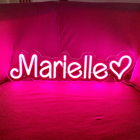 Custom Barbie Name Neon Sign