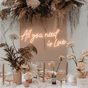 All You Need Is Love Neon Sign