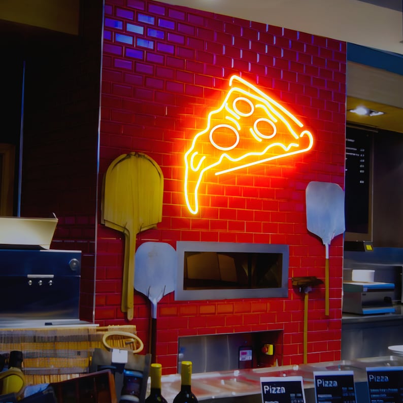 Pizza neon sign