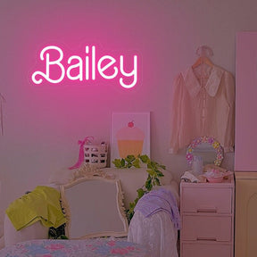 Custom Barbie Name Neon Sign