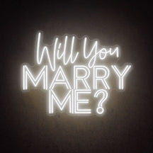 Will You Marry Me LED Neon Sign