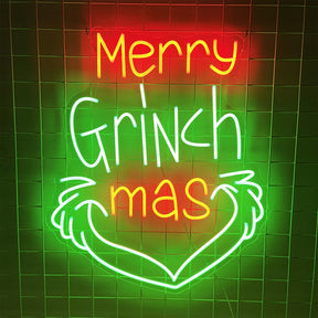 Merry Grinch mas  Neon Sign