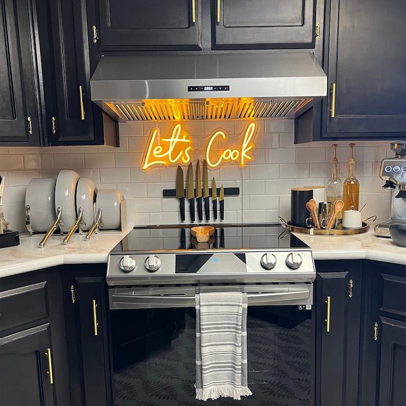Let's cook neon sign